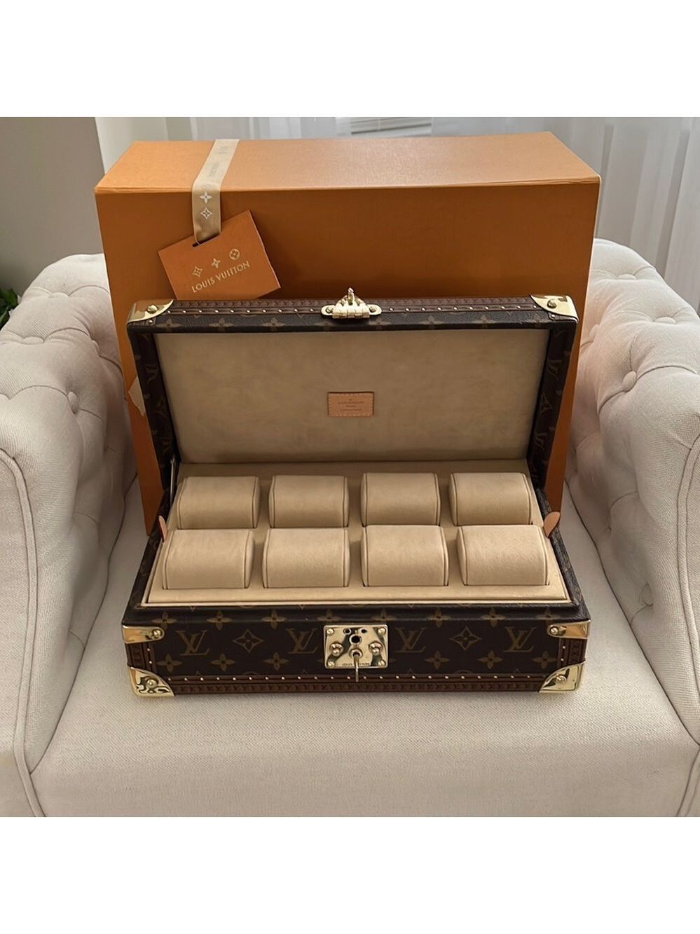 Louis Vuitton Monogram 8 Montres Watch Case - Picture 2 of 15